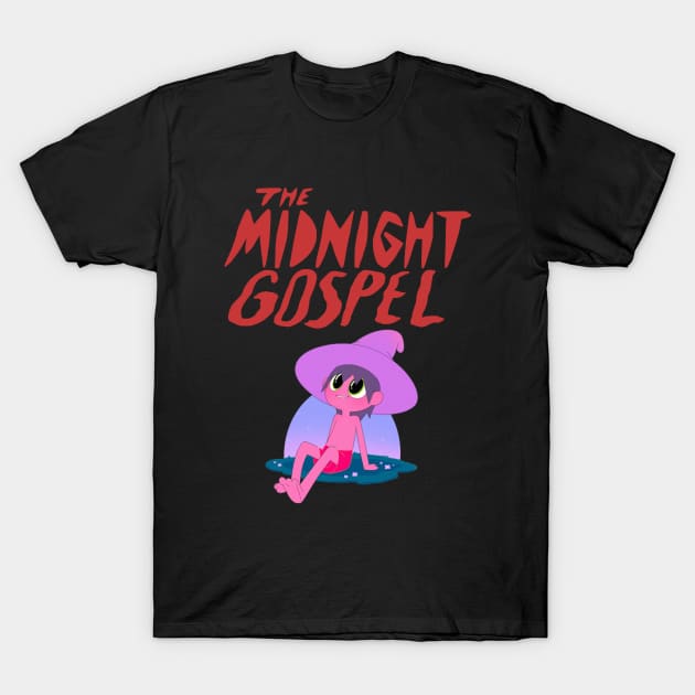 The Midnight Gospel- Clancy Gilroy Title. T-Shirt by humoursimpson